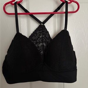 PINK Victoria's Secret Black Lace Bra